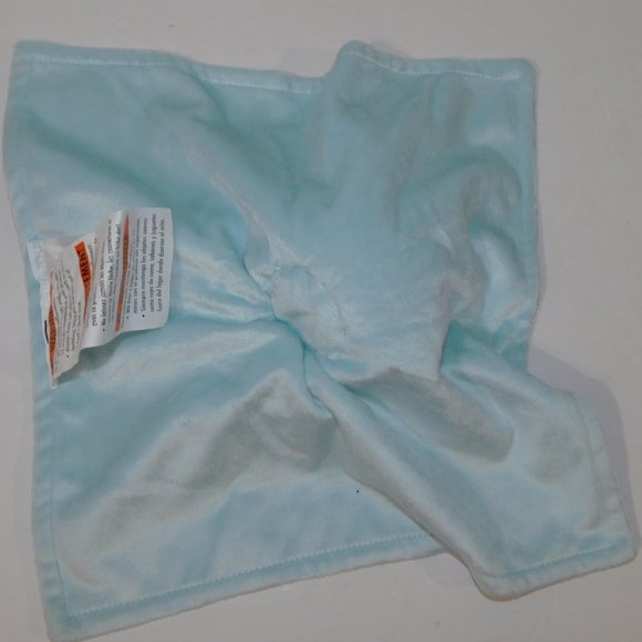 Modern Moments by Gerber Blue White Raccoon Security Blanket - Picture 6 of 6